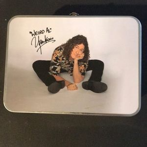 Classic Weird Al tin lunch box. **autographedd